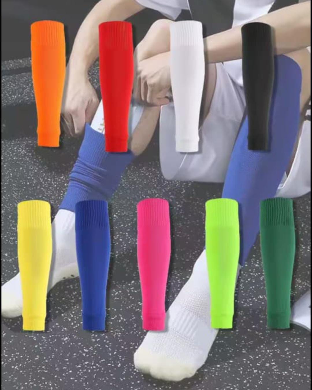 Shin Guards with High-elastic Socks