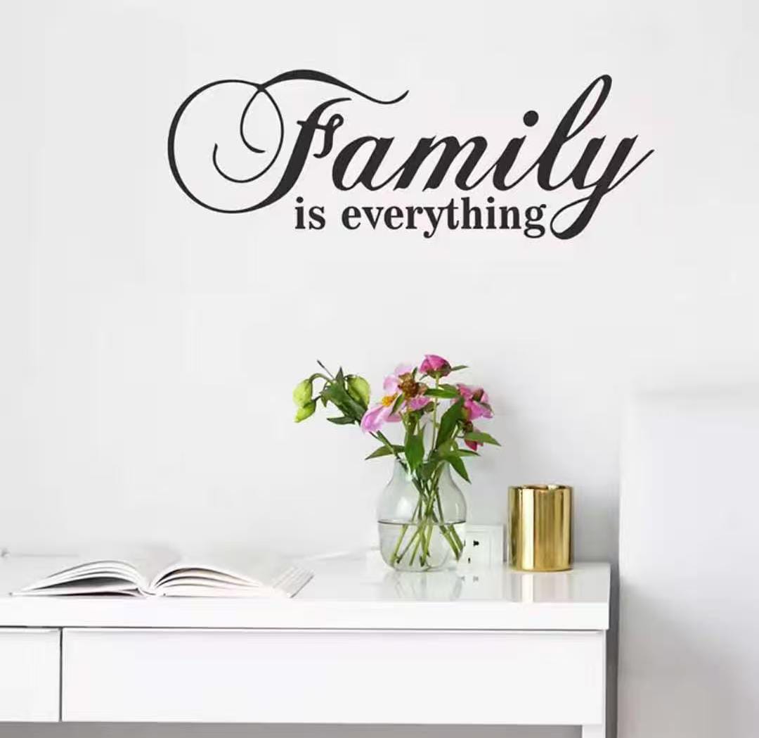 DIY Simple Wall Word Stickers