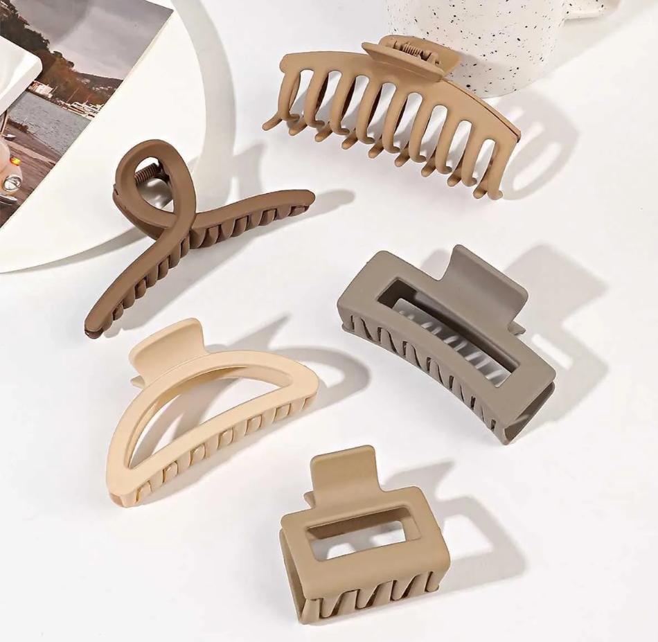 Mixed Shape Hair Claw Clip Set