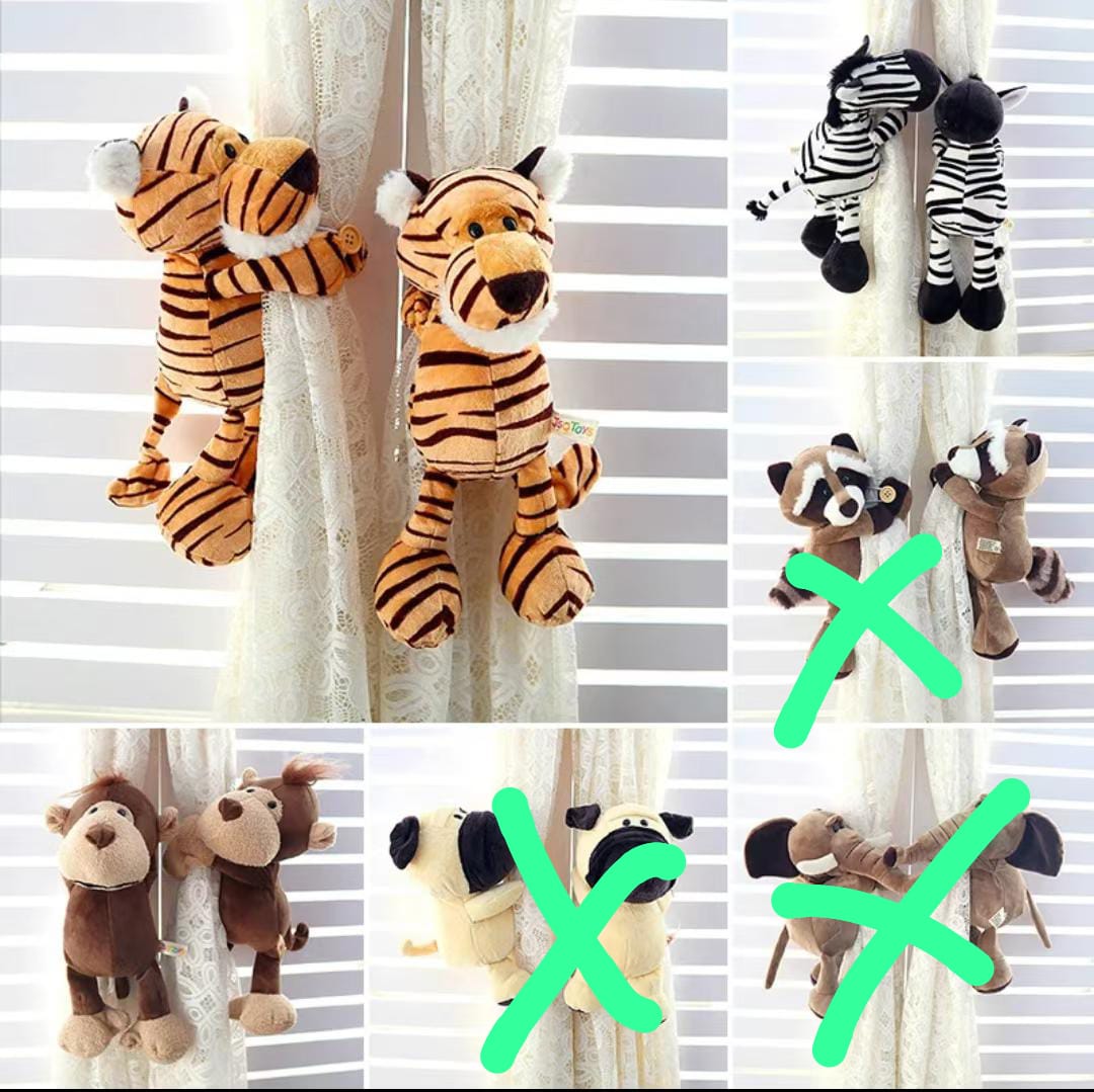 Animal Cartoon Kids Curtain Holder