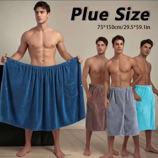 Men's Bath Towel Wrap