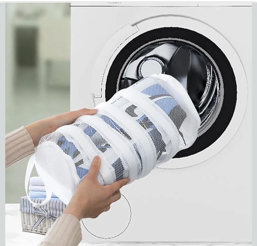 Cylindrical Shoe Washing Storage Bag