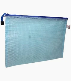 Transparent Mesh Stationery Storage Bag